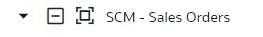 The SCM - Sales Order subject area