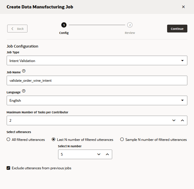Description of retrainer_data_manufacturing_job_dialog.png follows Description of retrainer_data_manufacturing_job_dialog.png follows