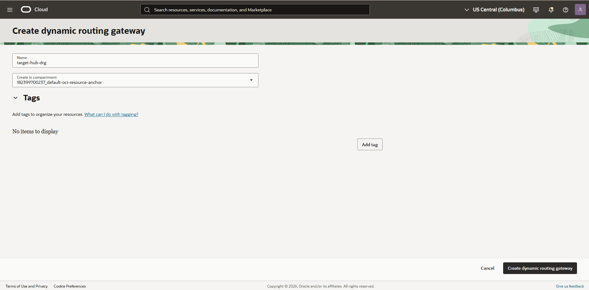 This screenshot shows the required configuration for cross-region restore. This screenshot shows the required configuration for cross-region restore.