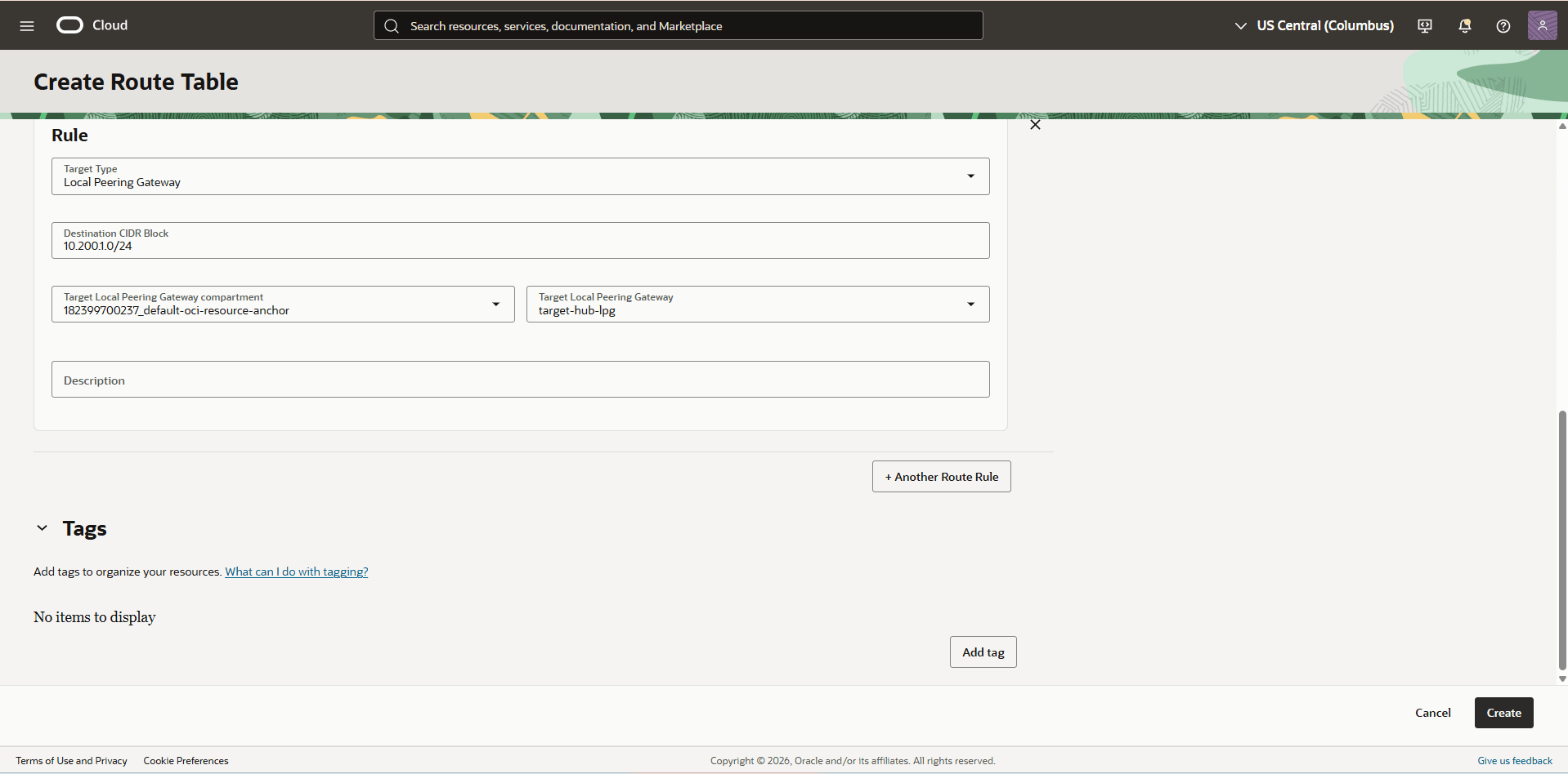 This screenshot shows the required configuration for cross-region restore. This screenshot shows the required configuration for cross-region restore.