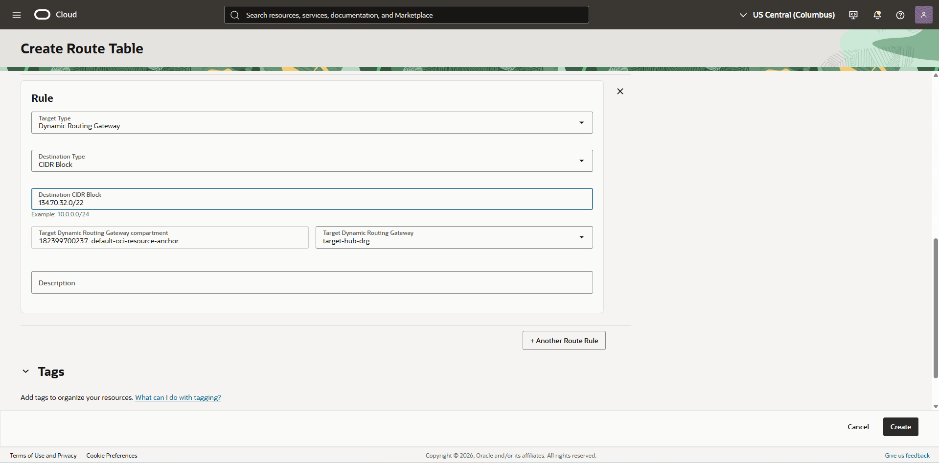 This screenshot shows the required configuration for cross-region restore. This screenshot shows the required configuration for cross-region restore.