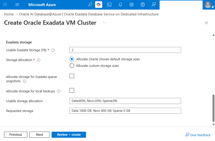 This screenshot shows the steps for creating an Exadata VM Cluster. This screenshot shows the steps for creating an Exadata VM Cluster.